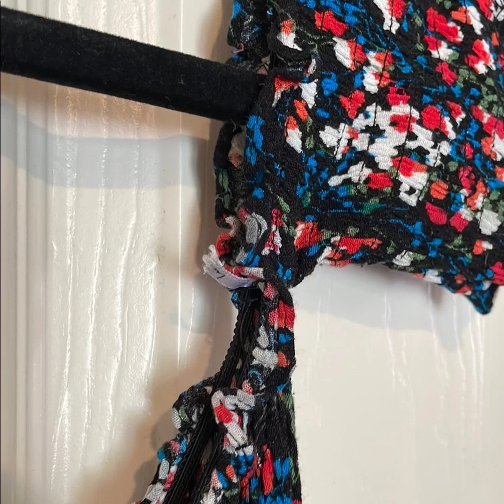 Lulus View from the Meadow Black Floral Print Off-the-Shoulder Dress - Picture 7 of 7